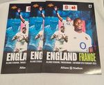 New! England  v France Six Nations  Official Programme 8-2-25 MINT CONDITION 