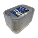 Air Fryer Aluminium Foil Trays Oven Food Safe 20x13x6cm 50 Pk Coppice