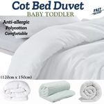 Luxury Cot Bed Duvet Quilt Anti-allergic Baby Toddler All Season (120cm x 150cm)