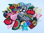 Sequin Iron on Patch, Disco Sparkle Sequins, Badges for Music Concert Outfit