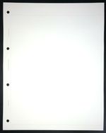 100 x PLAIN PAGES FOR PRESTIGE / ALPHA MAJOR LOOSE LEAF STAMP ALBUM BINDER