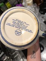 Wedgwood Wesley-Wedgwood Blue & White 1pt Lidded Teapot 1908 MPN 1908