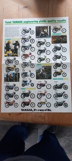 Yamaha Poster Retro 70's