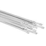 9.1Inch Spiral Steel Boning, 15 Pcs 6mm Steel Spiral Corset Boning Stay, Silver