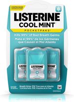 Listerine Cool Mint Pocketpaks 72 Breath Strips