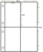 Large Guardian Postcard Album pages sleeves with 4 pockets per page 10 25 50 100