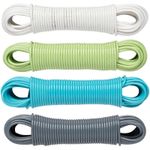 Heavy Duty Clothes Washing Line Steel Core Strong Wire Rope Laundry Dryer 15 25M