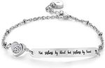 Not Sister By Blood But Sister By Heart Bracelet for Best Friend BFF Adjustable