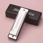 "10 Hole Harmonica Mouth Organ Key of C –Beginner Musical Instrument with Copper