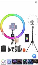 NEEWER 18inch ring light SRP18C 2500K-10000K Full Color Ring Light