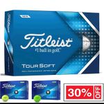 TITLEIST TOUR SOFT TITLEIST GOLF BALLS WHITE, YELLOW, GREEN DISTANCE GOLF BALLS