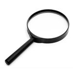 MAGNIFYING GLASS 90MM LARGE MAGNIFIER READING GLASS LENS HANDHELD UK