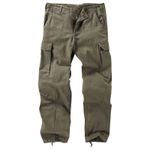 Mens Work Trouser Heavy Duty Cotton German Moleskin Army Style Combat Pant Olive