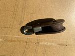 Gibb 50mm Heavy Duty block with Eye. 14mm rope max. Very Strong. Tufnol.