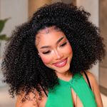 Kinky Curly Human Hair 4X4 HD Lace Front Wig Glueless fo Black Women 180%density