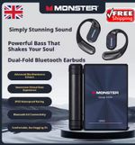 Monster AC530 Open Ear Headset w/ Mic - Lightweight & Secure Fit