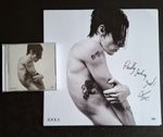 YUNGBLUD IDOLS CD & SIGNED / AUTOGRAPH PRINT WITH HIS HANDWRITTEN SONG LYRICS
