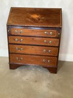 Edwardian Inlaid Mahogany Bureau 1900