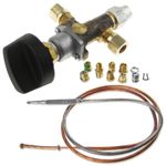 8mm CONTROL GAS VALVE LPG PROPANE LP AND 900mm WITH UNIVERSAL THERMOCOUPLE