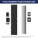 PreCut Camera Light Seal Foam Kit 1.5mm 2mm 3mm & 4mm Sponge Self adhesive