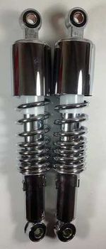 For The Suzuki GN 125 310mm New Rear Shock Absorbers Suspension Springs Pair