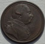 1773 King George III Token / Medal, Sentimental Magazine 25mm 5.56g High Detail