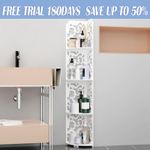 Bathroom Shower Caddy Shelf Corner Bath Storage Holder Rack Organizer 4 Tier UK