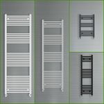 Bathroom Straight Heated Towel Rail Radiator Ladder Warmer Heating All Sizes