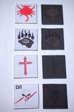 264 SAS Signal Squadrons - Sew On Patches - Colour & Black on Black