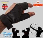 TOPARCHERY Archery Hand Guard Protector Shooting Glove Black for Left Hand (Blac