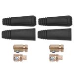 Welding Quick Coupler Connector Socket Plug Fittings For 1025mm Cable DKJ1025