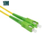Nexans SC/APC to SC/APC Single Mode Fibre Patch Cable 1m Yellow 9/125 OS2