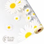 ShredAstic® DAISY Florist Cellophane Wrap Film 80cm Wide 1-20m /3m ribbon hamper