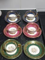 vintage bone china teacups and saucers