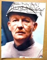 Star Wars Michael Sheard Admiral Ozzel Empire Strikes Back 8.5 x 11 Signed Photo
