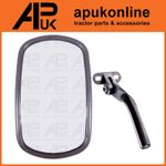 Universal Flat Wing Mirror Head & Arm 10" x 6" for Land Rover Series 2 3 Classic