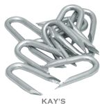 Galvanised Staples U Nails Netting Fence Post 15mm 20mm 25mm 30mm 35mm 40mm 50mm