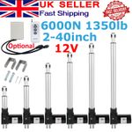 6000N Electric Linear Actuator Motor Stroke 2~40inch Optional DC 12V 4mm/s Fast