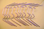 Greenhouse Glazing Clips W glass clips 100 spare spring wire galvanised clips