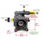 Petrol Pressure Washer Pump Pump 3800 Psi Max Triple Piston Axial Pump 200 bar