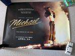 Michael Original Double Sided Quad Cinema Poster Michael Jackson