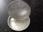 100 x 6" Round Aluminium Tin Foil Dish Baking Pie Quiche Tart Tray NO HOLES