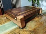 Raised Walnut Audio Isolation Platform 
