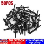 50X For BMW PLASTIC POP BLIND RIVETS for WHEEL ARCHES SIDE SKIRTS SILLS BUMPER