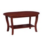 Convenience Concepts American Heritage Oval Coffee Table 36 - Room Table