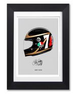BARRY SHEENE SIGNED HELMET POSTER PRINT PHOTO AUTOGRAPH GIFT ISLE OF MAN TT RACE
