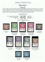 KGV 1914-22 Postage Dues D1 - D8a – mounted mint