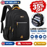 40L Backpack Oxford Waterproof Large Travel Rucksack School Shoulder Bag
