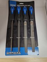 DRAPER Soft Grip Engineers File Set,200mm 4 Piece Stock No:44962-SEE DESCRIPTION