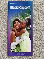 Magic Kingdom Guide Map 2023 2024 Disney world Florida Souvenir Disneyana.